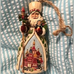 Jim Shore Russian Santa Ornament 4022942 Santa's Around The World Russia